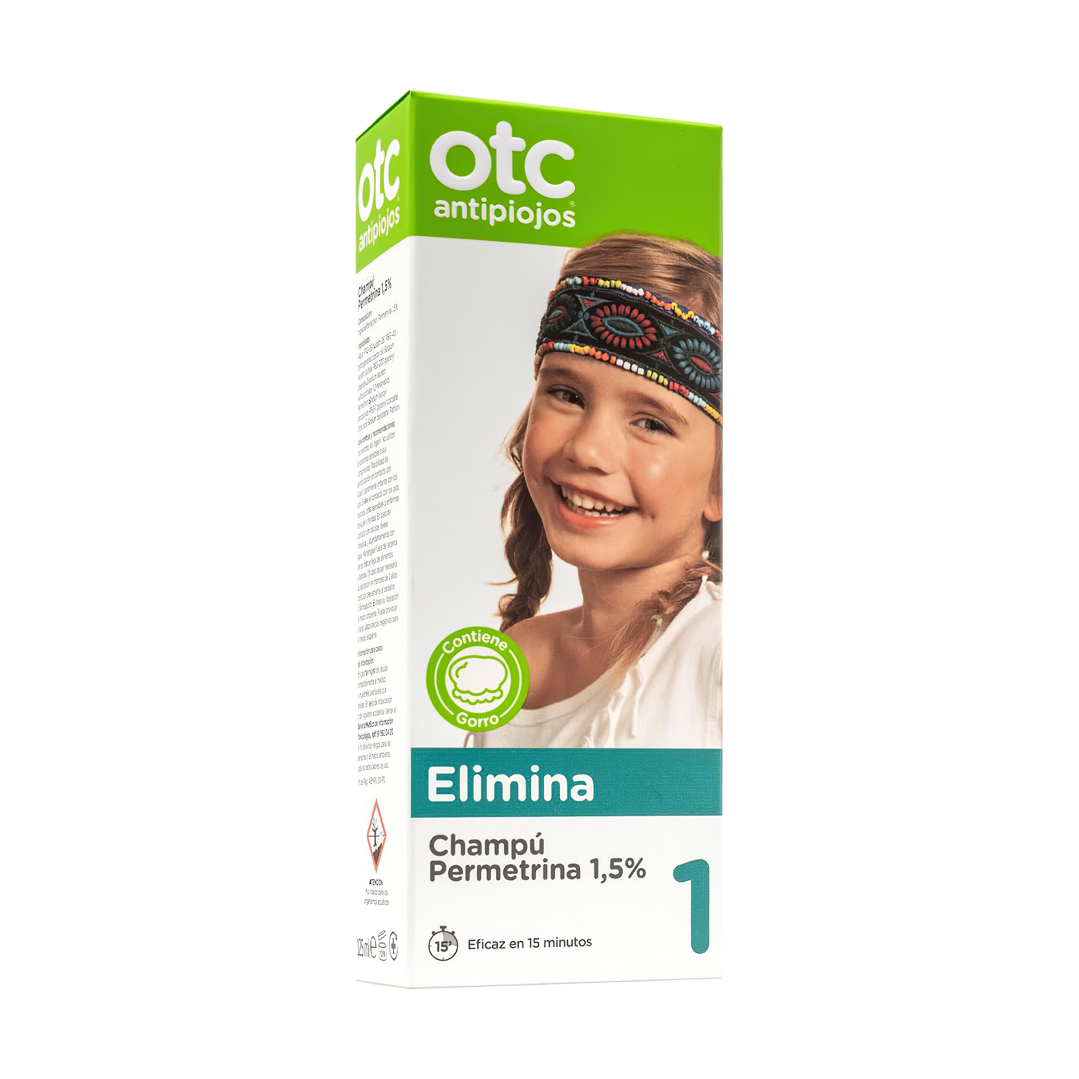 OTC Champú Antipiojos - el mejor champú antipiojos con permetrina.