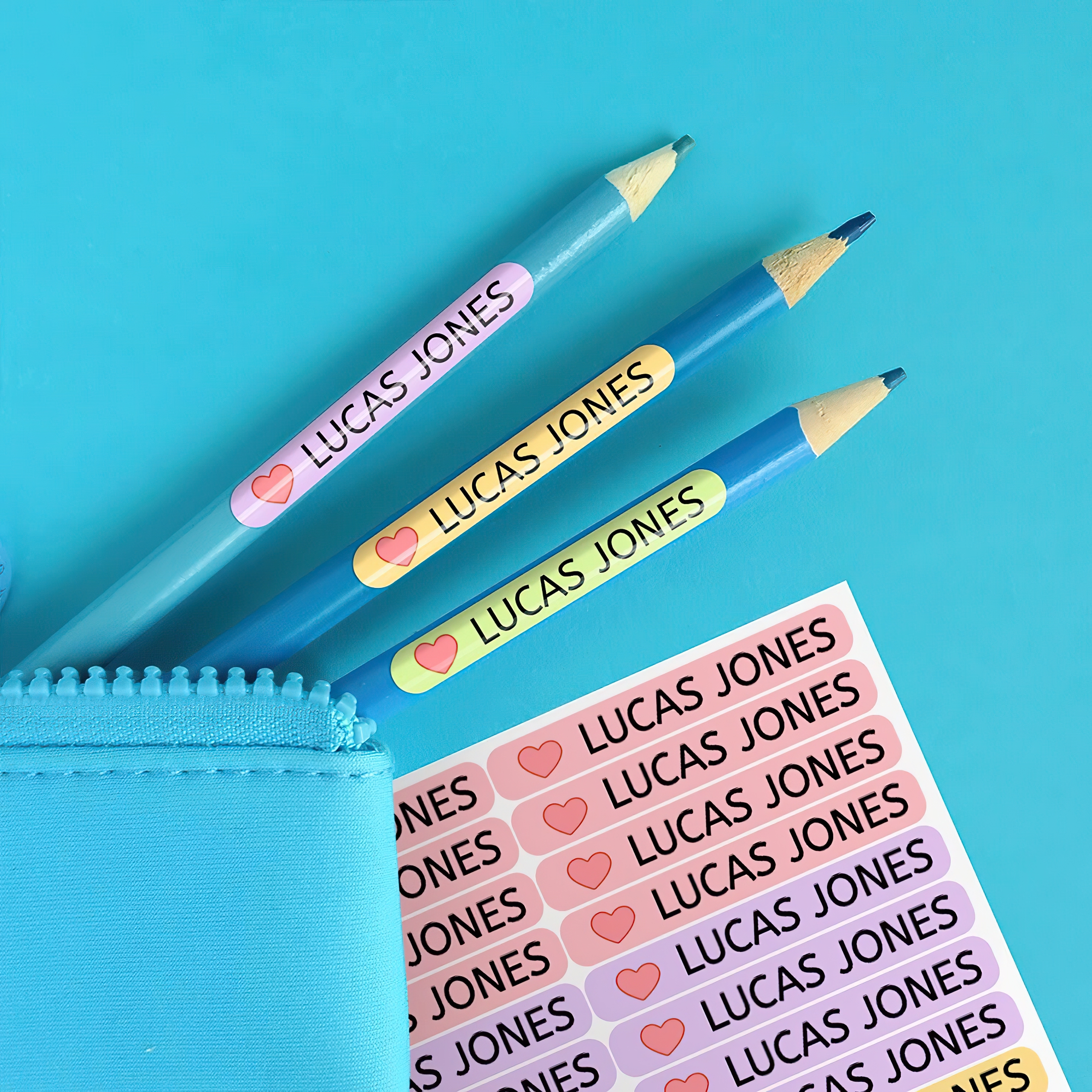 Haberdashery Online. Pegatinas - las pegatinas personalizadas para marcar útiles escolares.