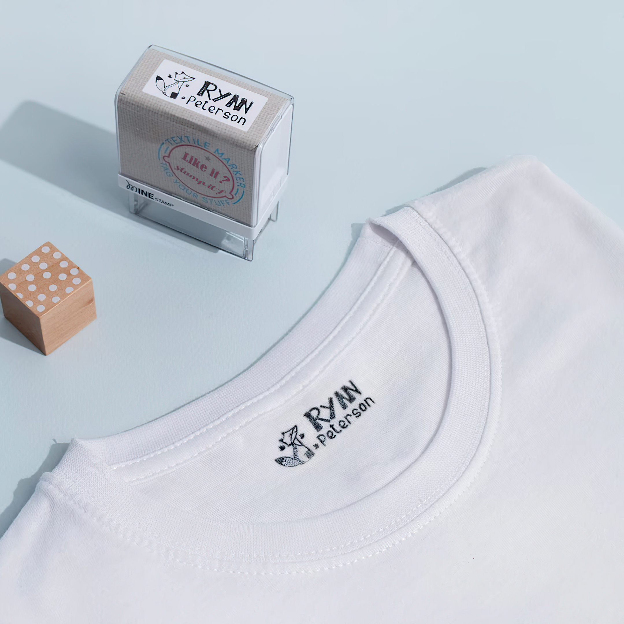 Stamp by Me. Sello para ropa - el sello personalizado para ropa con varios diseños.